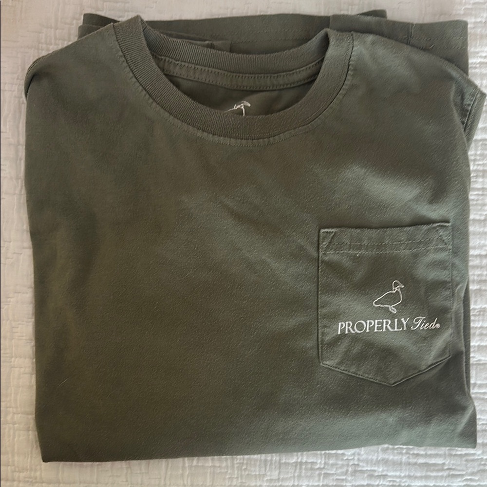 Properly Tied Olive Green T-Shirt